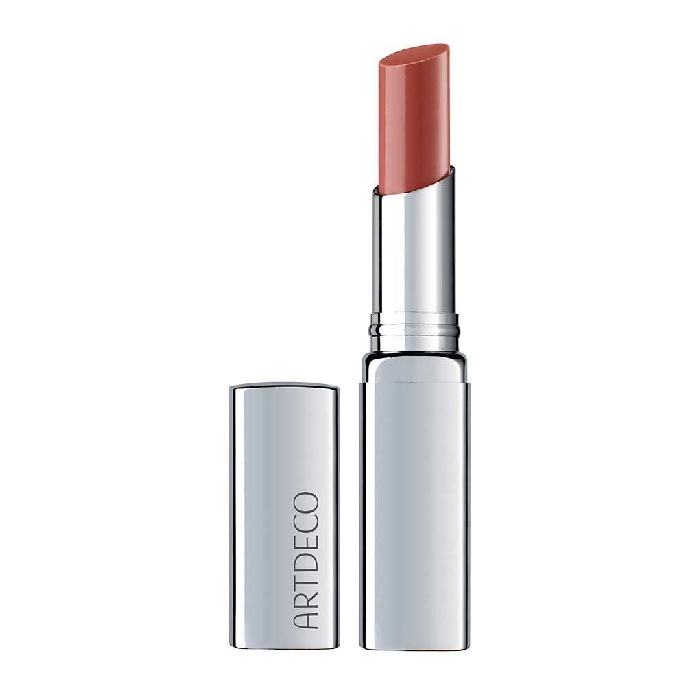 ARTDECO Color Booster Lip Balm in boosting pink - nourishing lip balm with color-adapting pigments - lip plumper with spearmint flavor - prevents dryness & chapping - lip care with kernel oil - 0.1 Oz
