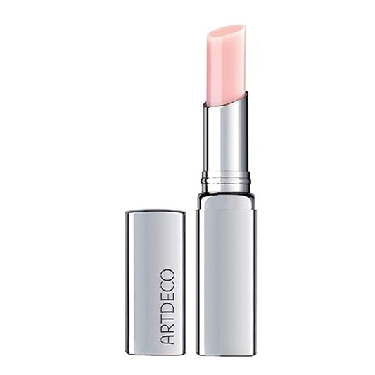 ARTDECO Color Booster Lip Balm in boosting pink - nourishing lip balm with color-adapting pigments - lip plumper with spearmint flavor - prevents dryness & chapping - lip care with kernel oil - 0.1 Oz