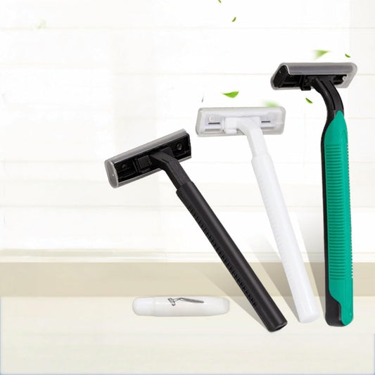 Bulk hotel and travel disposable razors - eco-friendly manual razors, hotel bathroom guest supplies, travel shaving kits, wholesale beauty products with shaving cream (1)